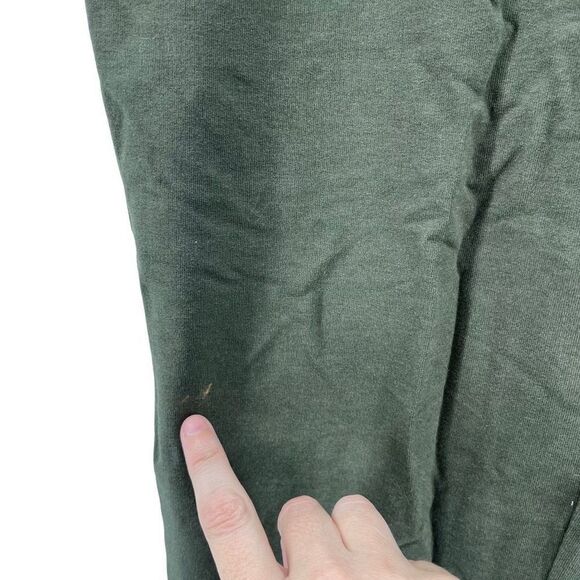 Pure Jill Olive Green Knit Pull On‎ Pocket Joggers Comfy Casual Pima Cotton S - Picture 6 of 8